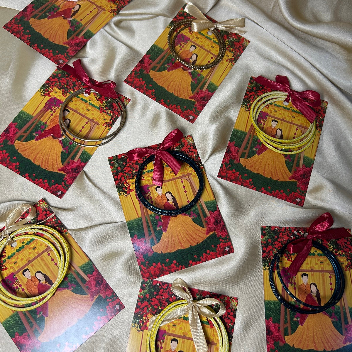 Bangle Favour Cards