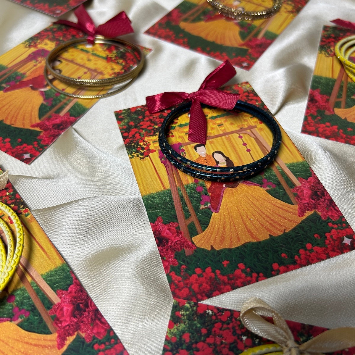 Bangle Favour Cards