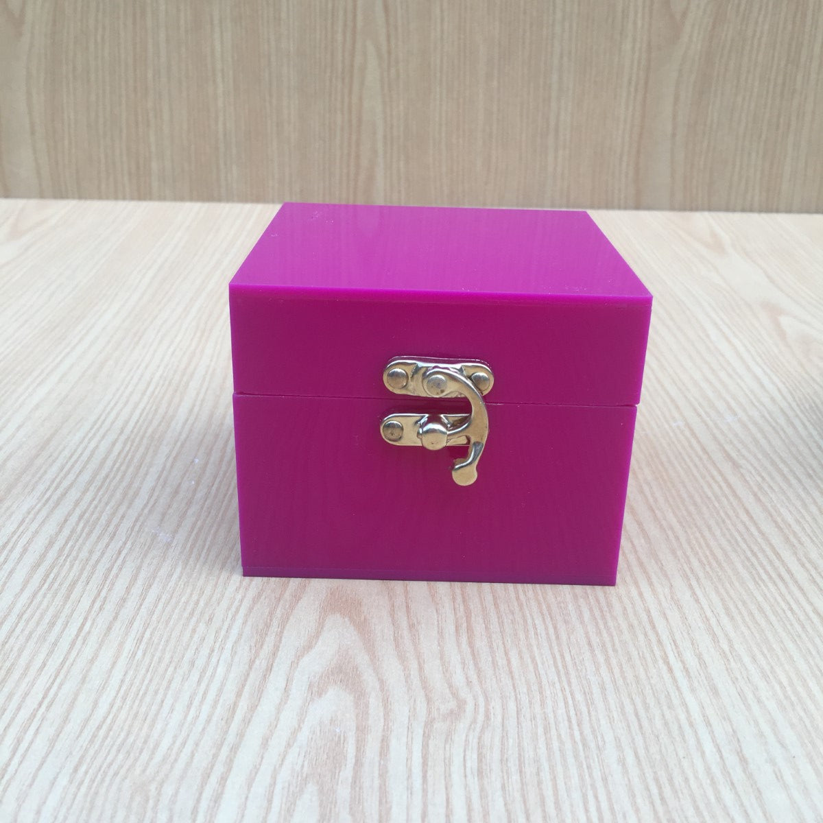 Pink Acrylic Plain Box