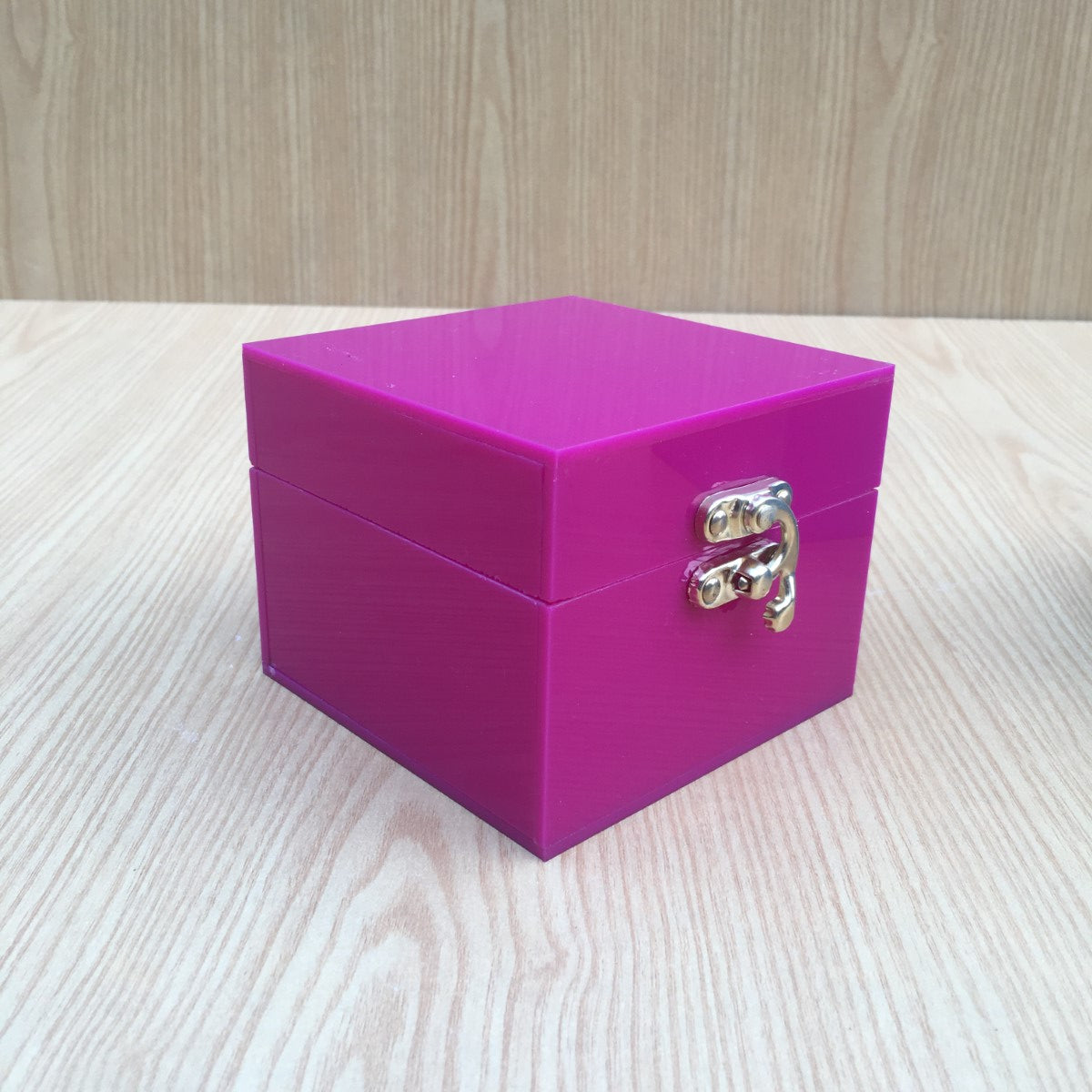 Pink Acrylic Plain Box