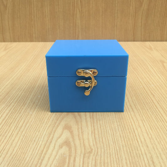 Light Blue Plain Acrylic Plain Box