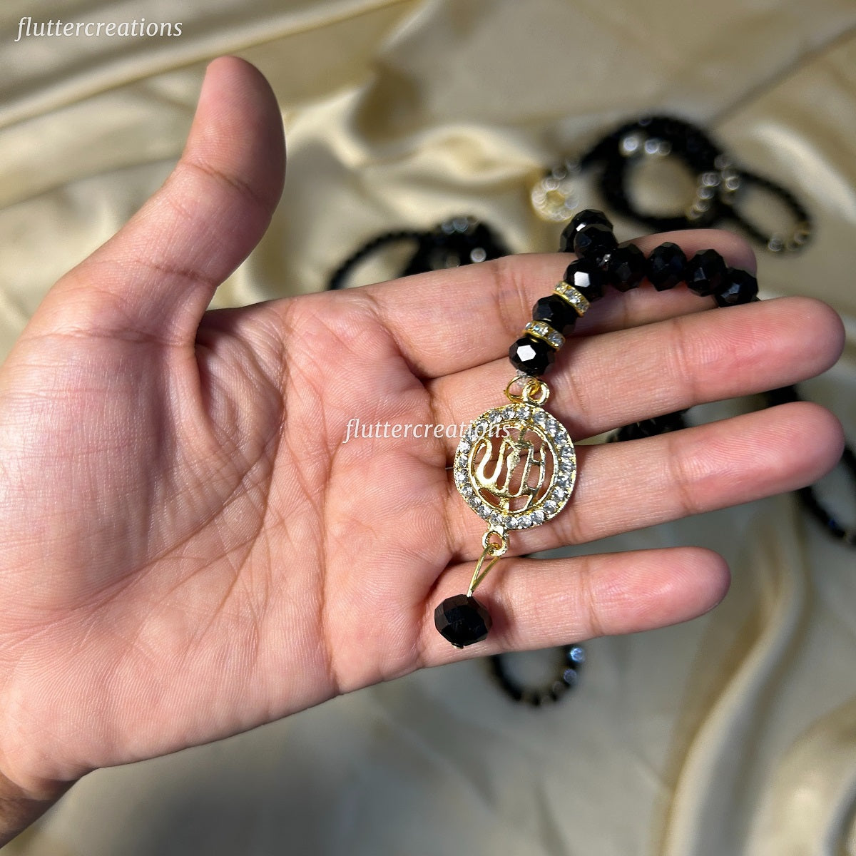 Crystal Pearls Tasbeeh - Elegant Beaded Islamic Prayer Beads