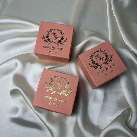 Bid Box with Foil Printing