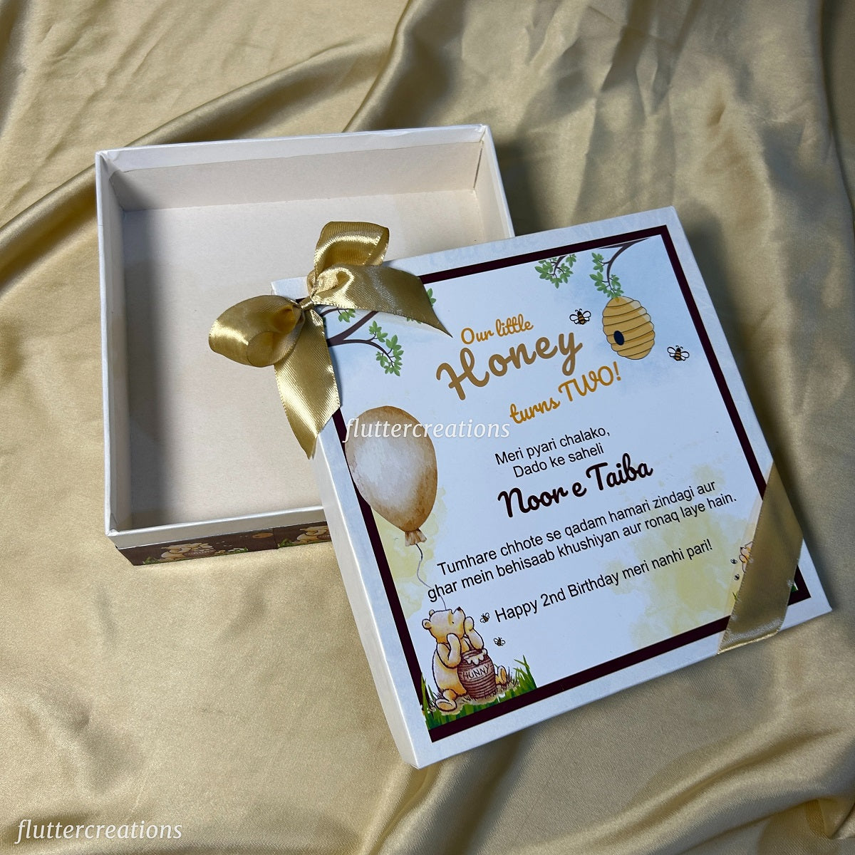 Little Honey theme Birthday Boxes