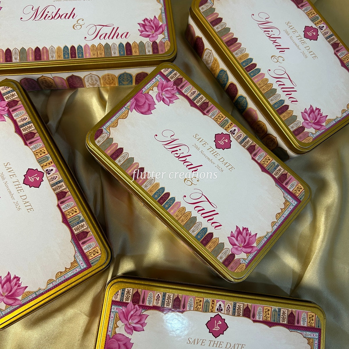 Traditional Wedding Favour Mithai Box
