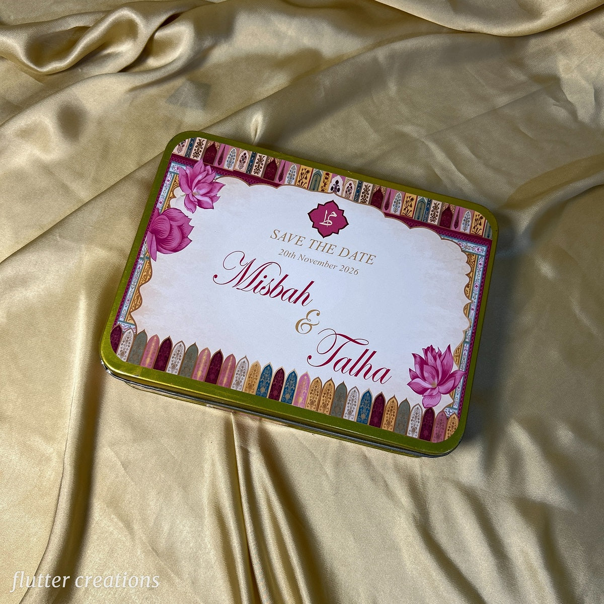 Traditional Wedding Favour Mithai Box