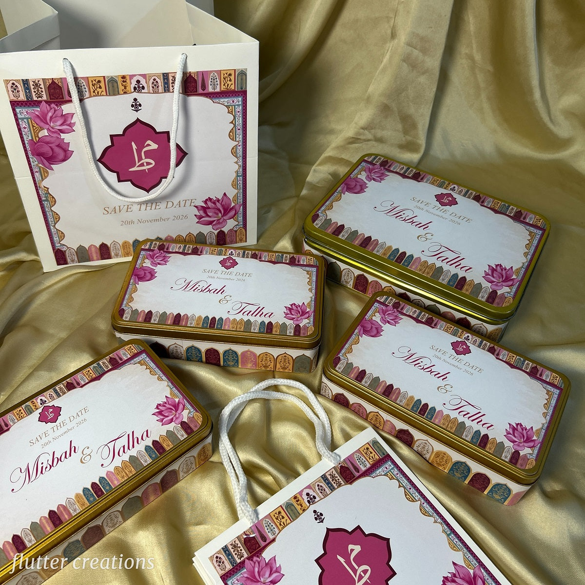 Traditional Wedding Favour Mithai Box