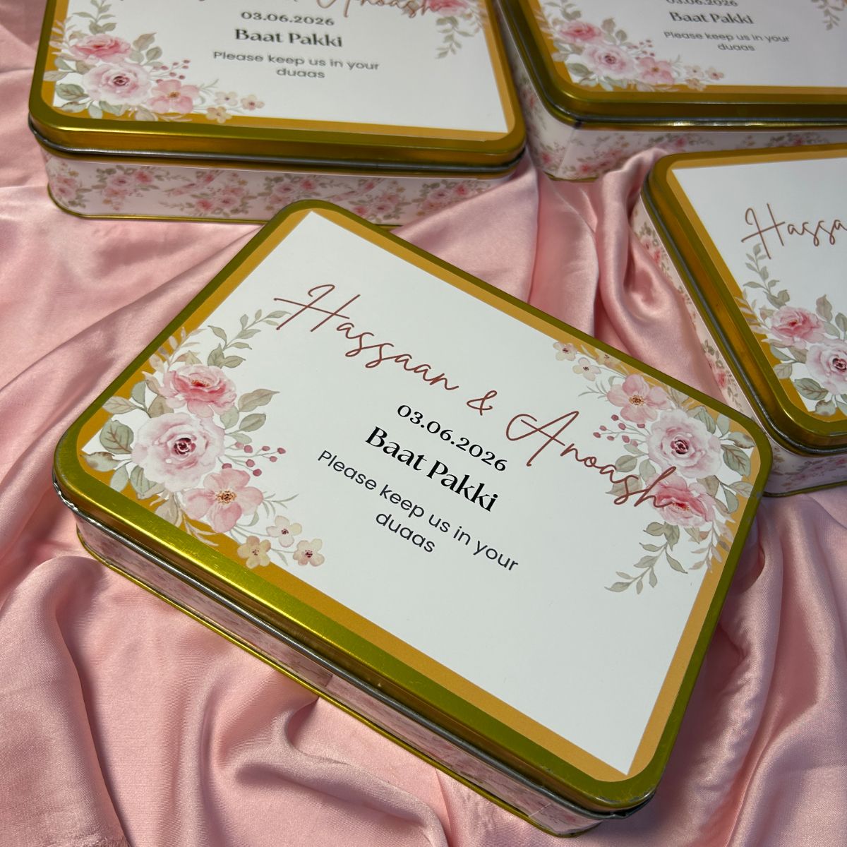 Customized Sweet Tin Box (Baat Pakki)