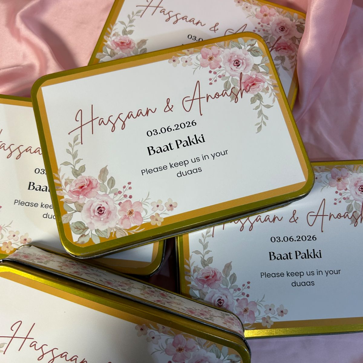 Customized Sweet Tin Box (Baat Pakki)