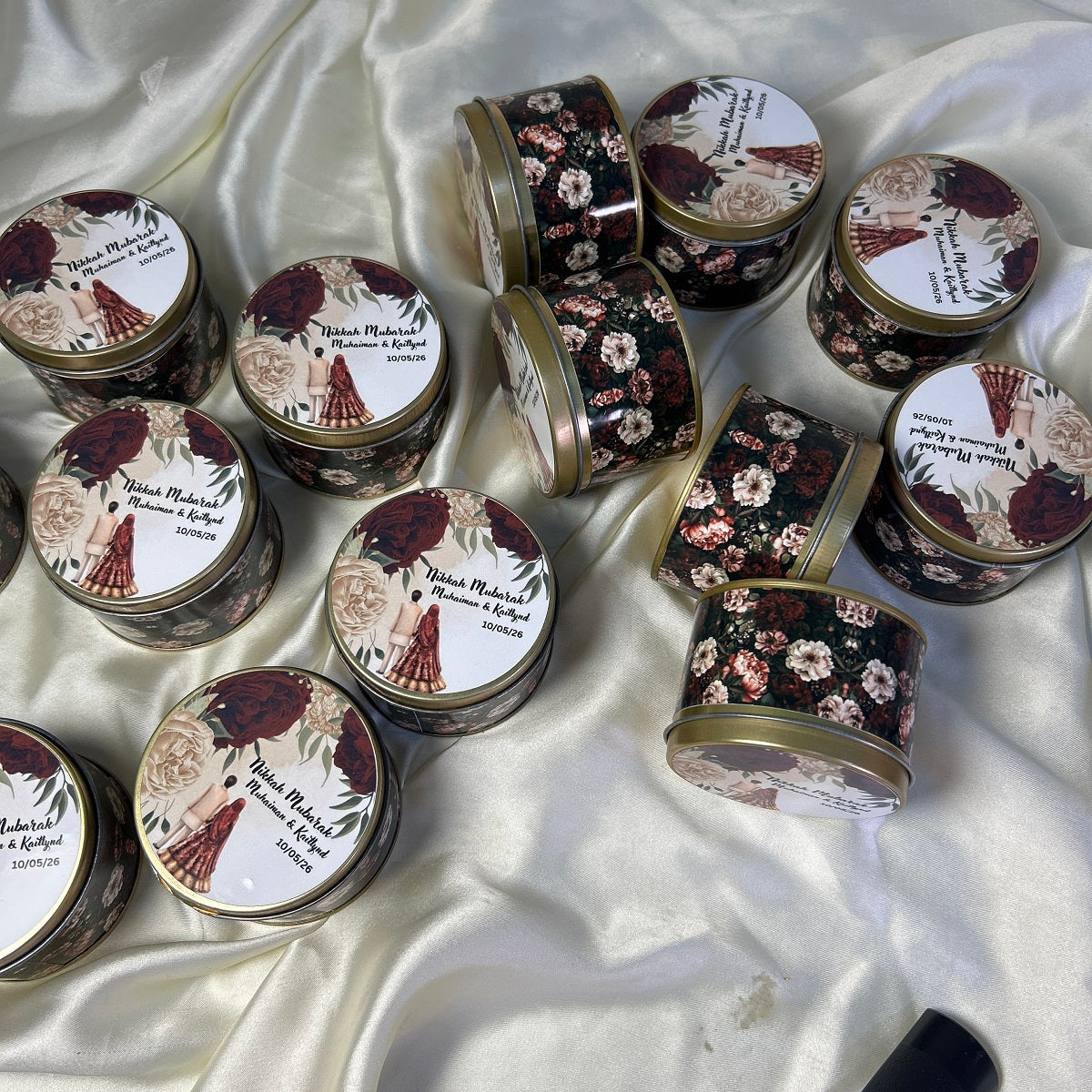 Customized Tin Bid Box (Nikkah Mubarak)