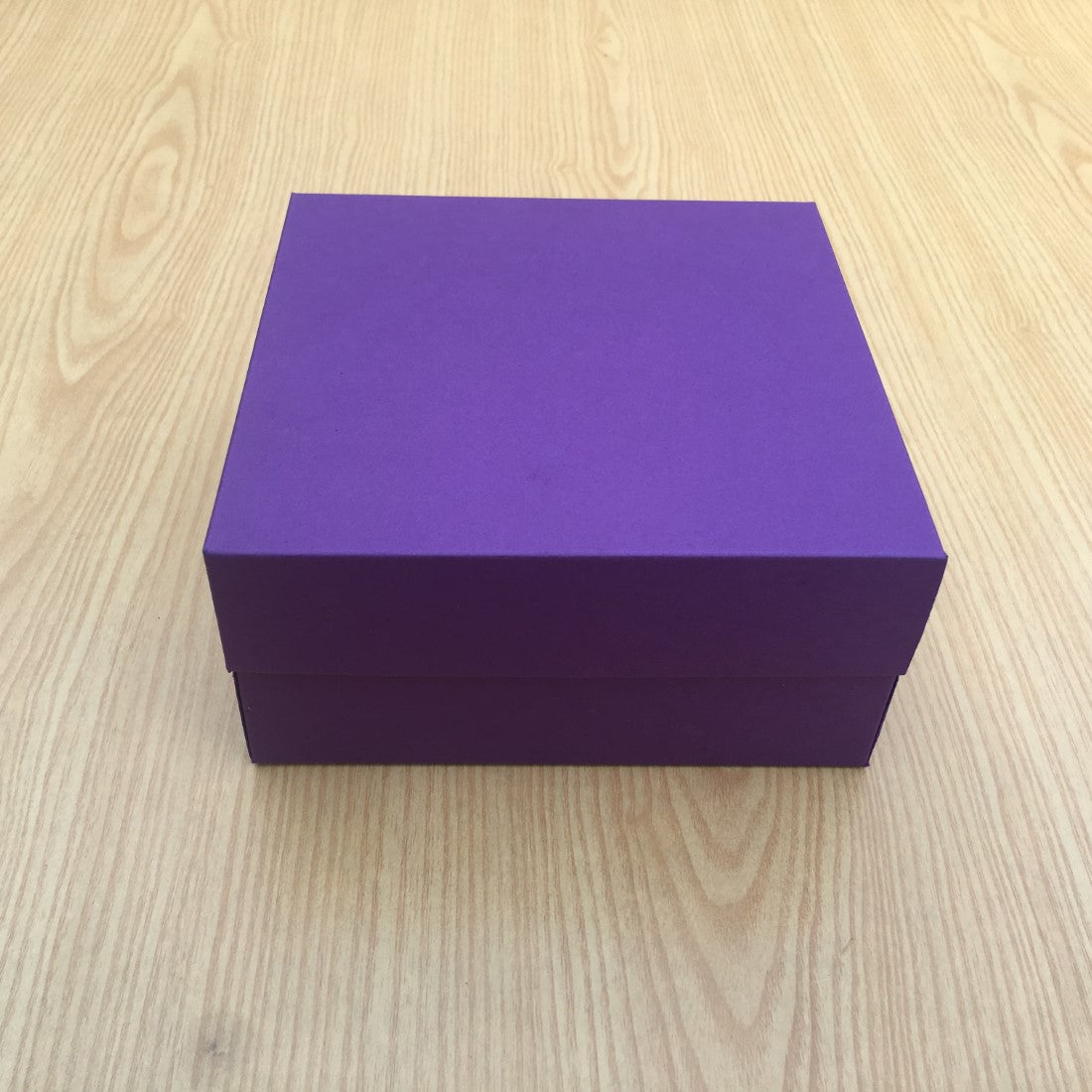 Plain Cardboard Purple Boxes