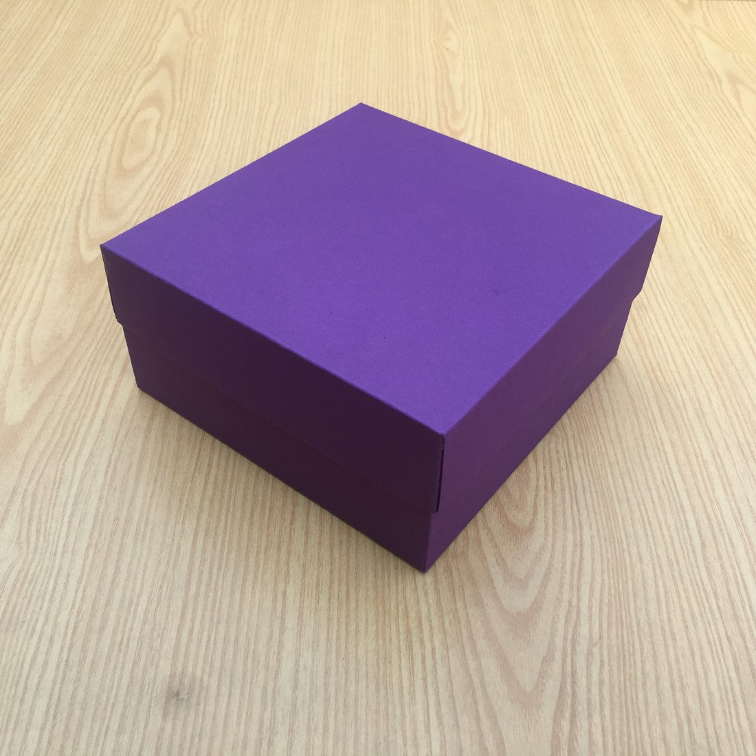 Plain Cardboard Purple Boxes