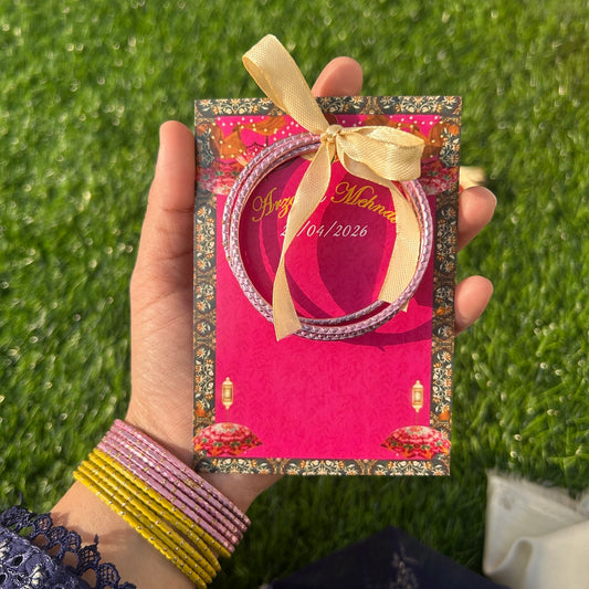 Bangle Favour Cards