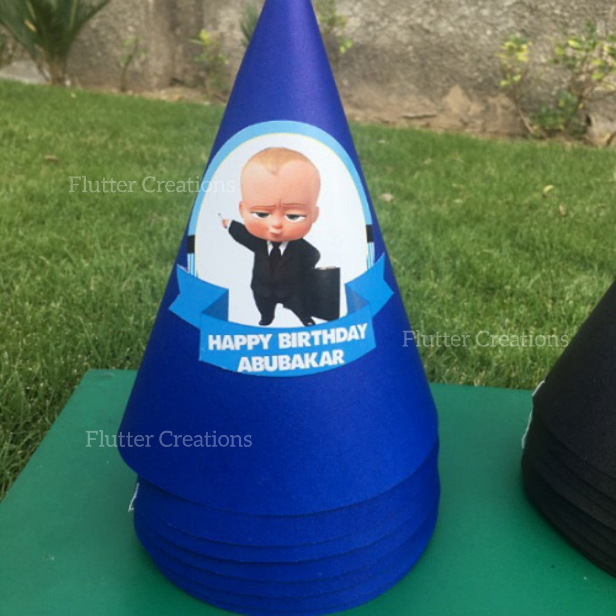 Bossbaby Printed Birthday Caps