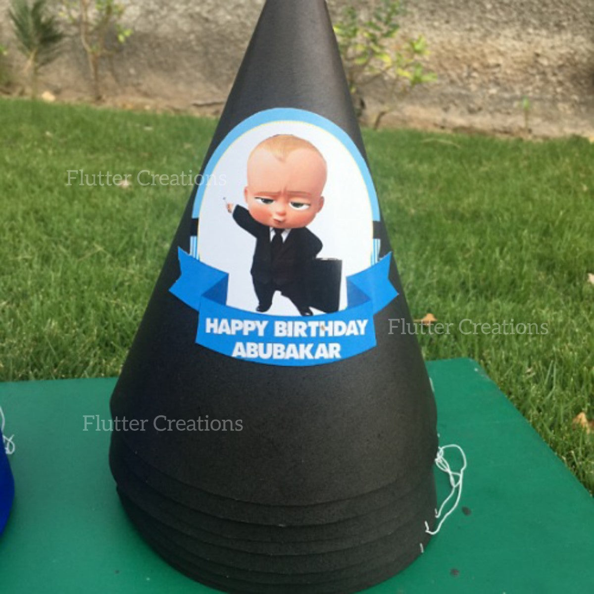 Bossbaby Printed Birthday Caps