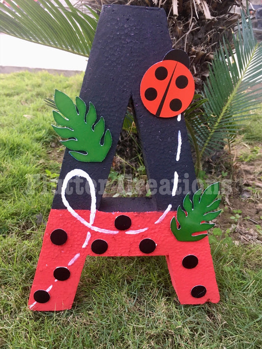 Lady Bird Letter Cutout