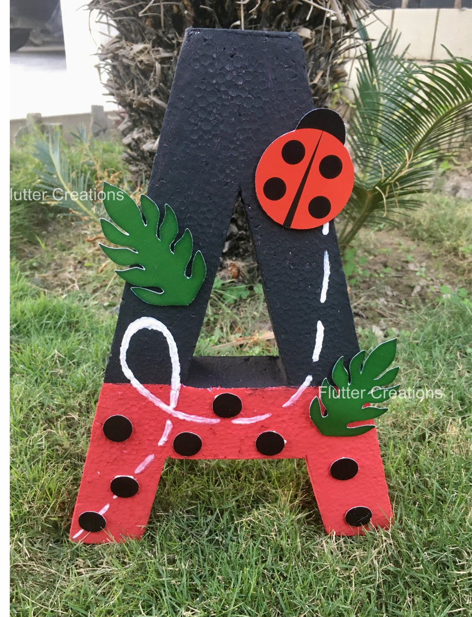 Lady Bird Letter Cutout