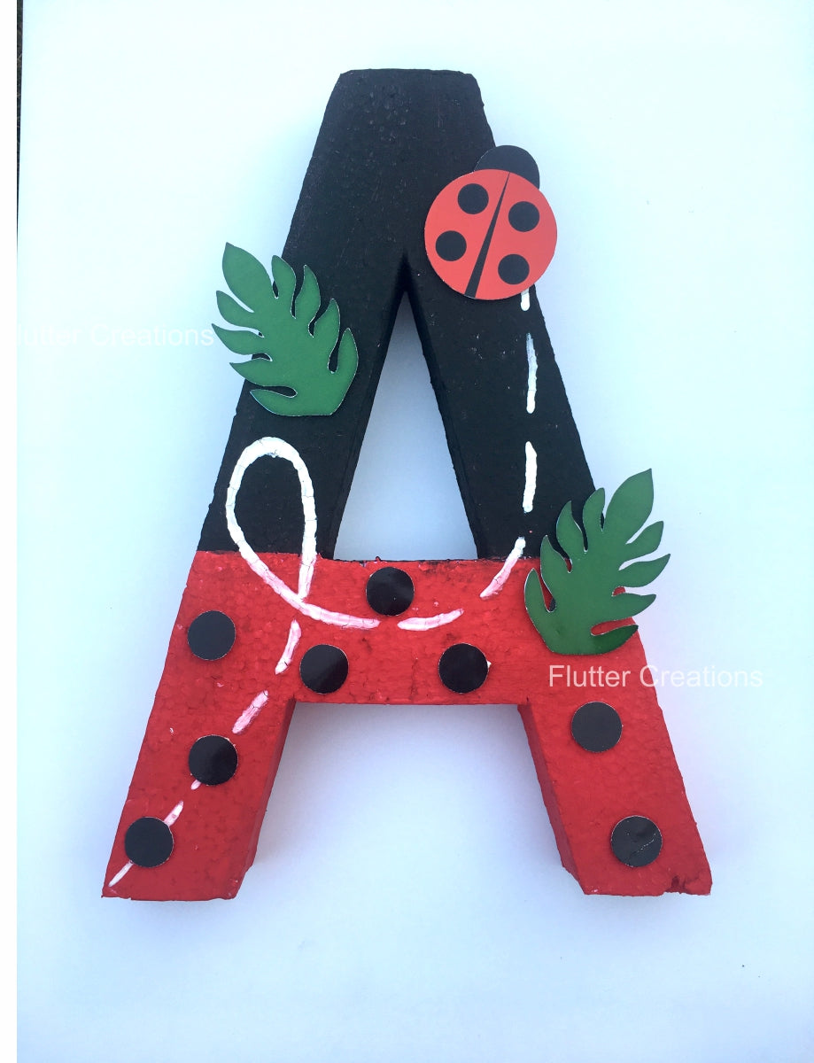 Lady Bird Letter Cutout