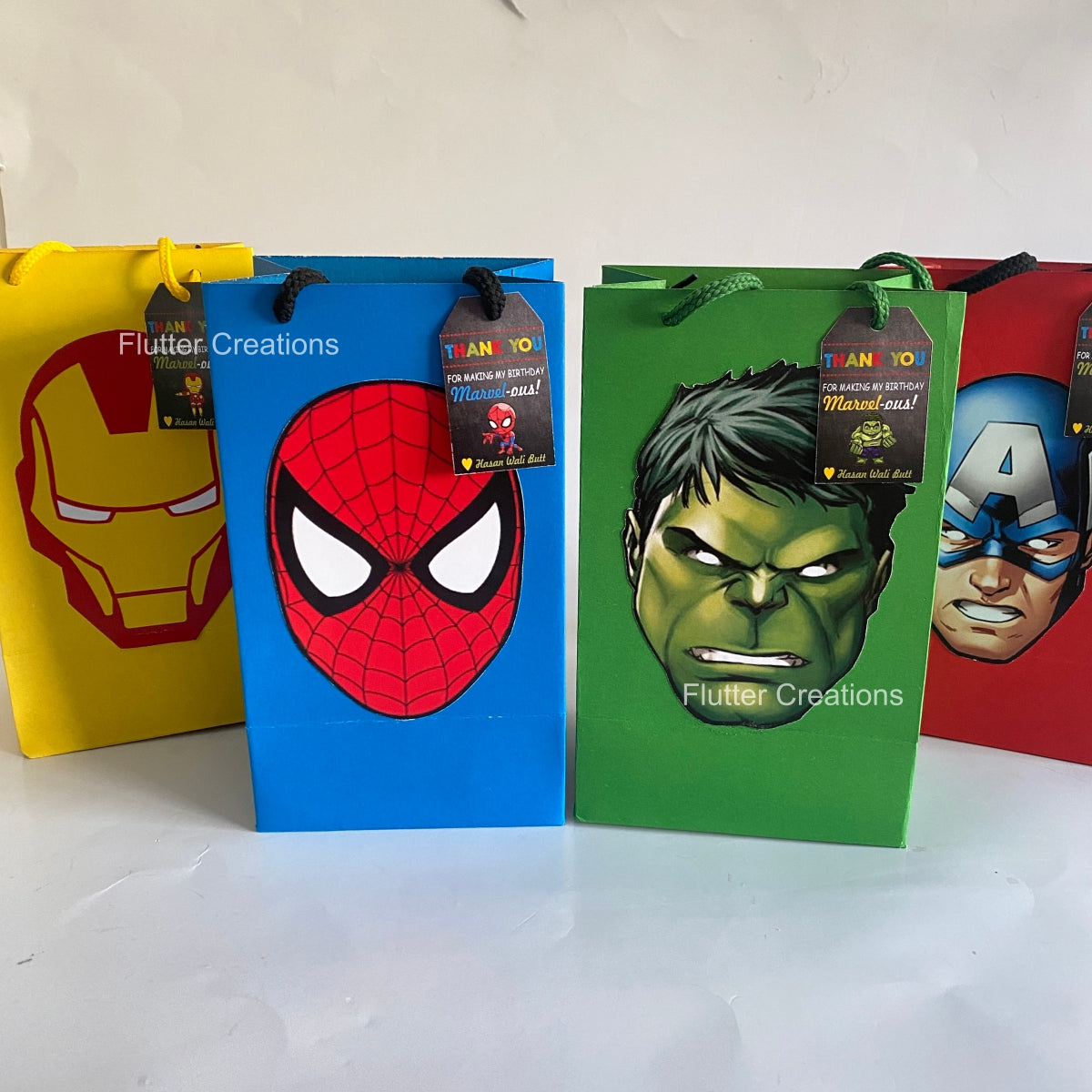 Marvel Super Heroes (Hulk, Iron Man, Spiderman, Captain America)