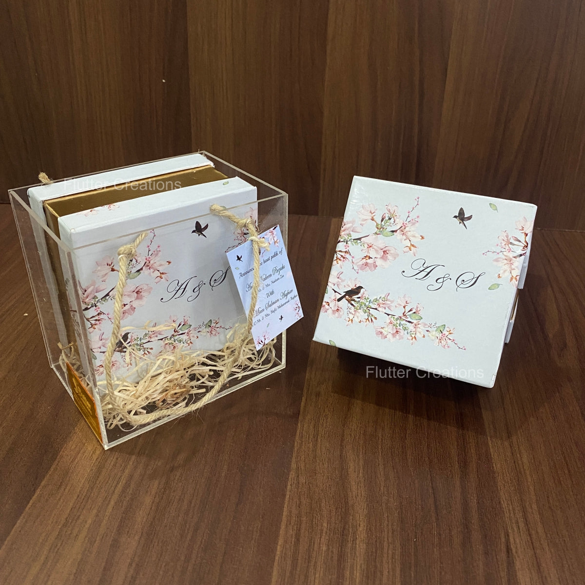 Printed Customized Box with Golden Base