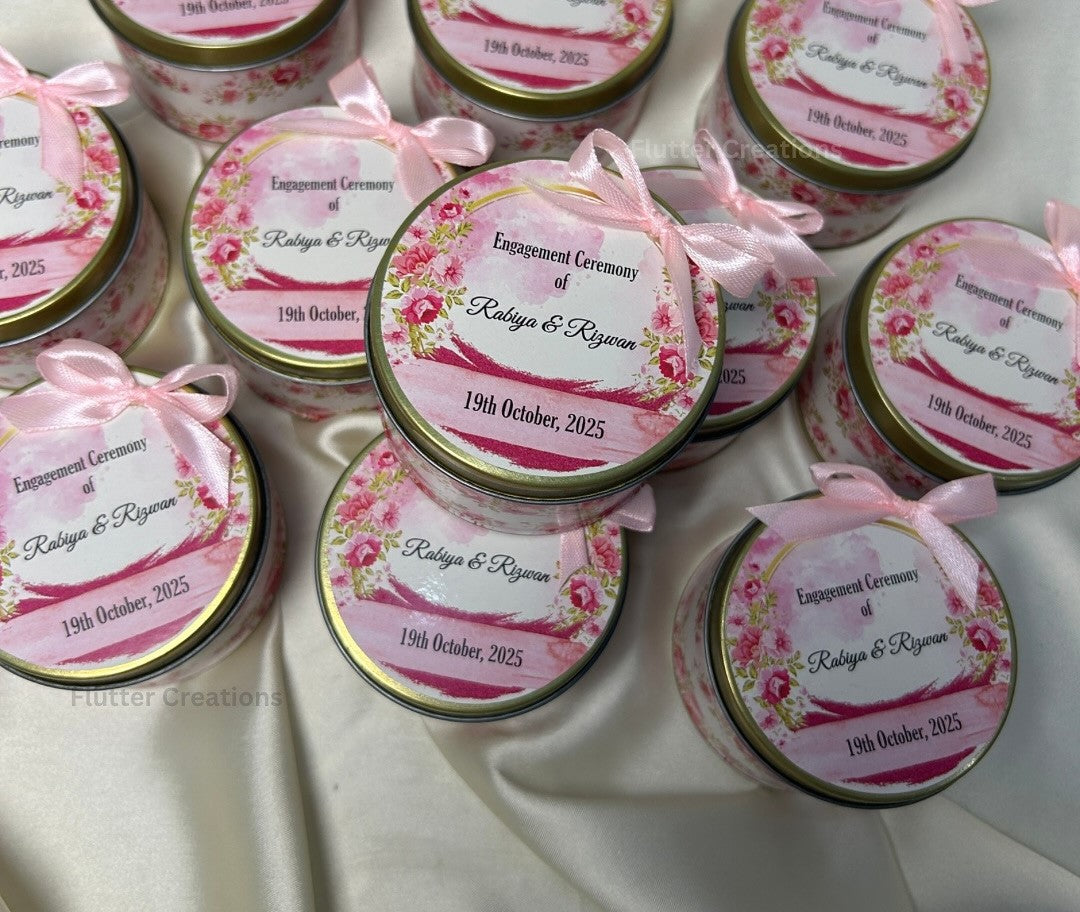Customized Tin Box (Engagement)