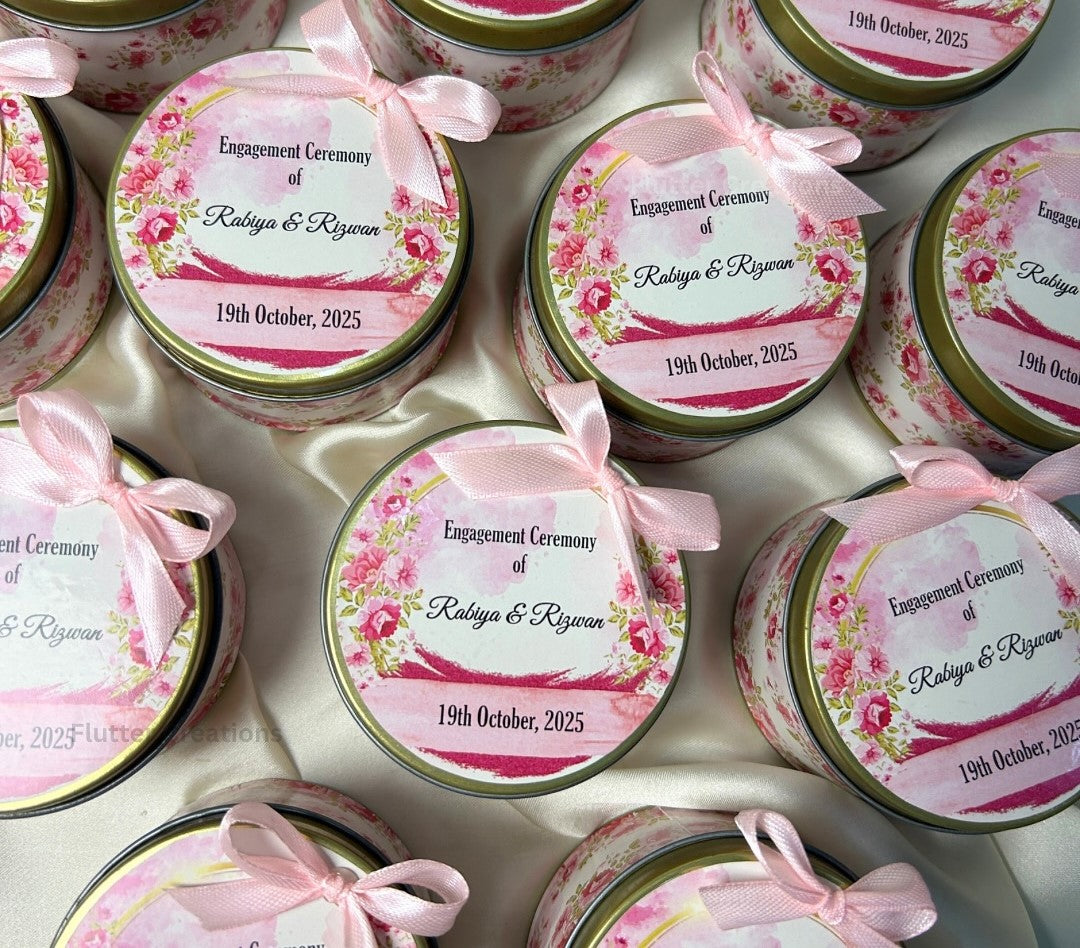 Customized Tin Box (Engagement)
