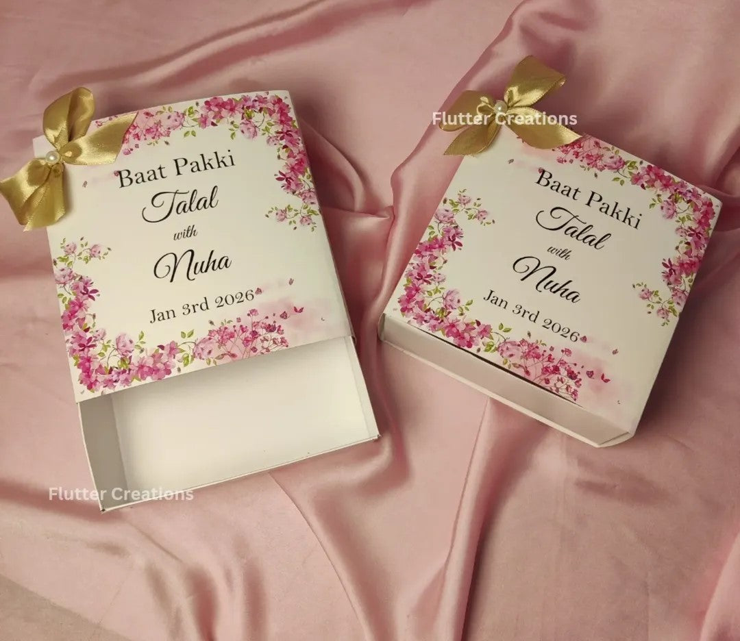 Engagement Mithai/Sweets Drawer Box (Baat Pakki)
