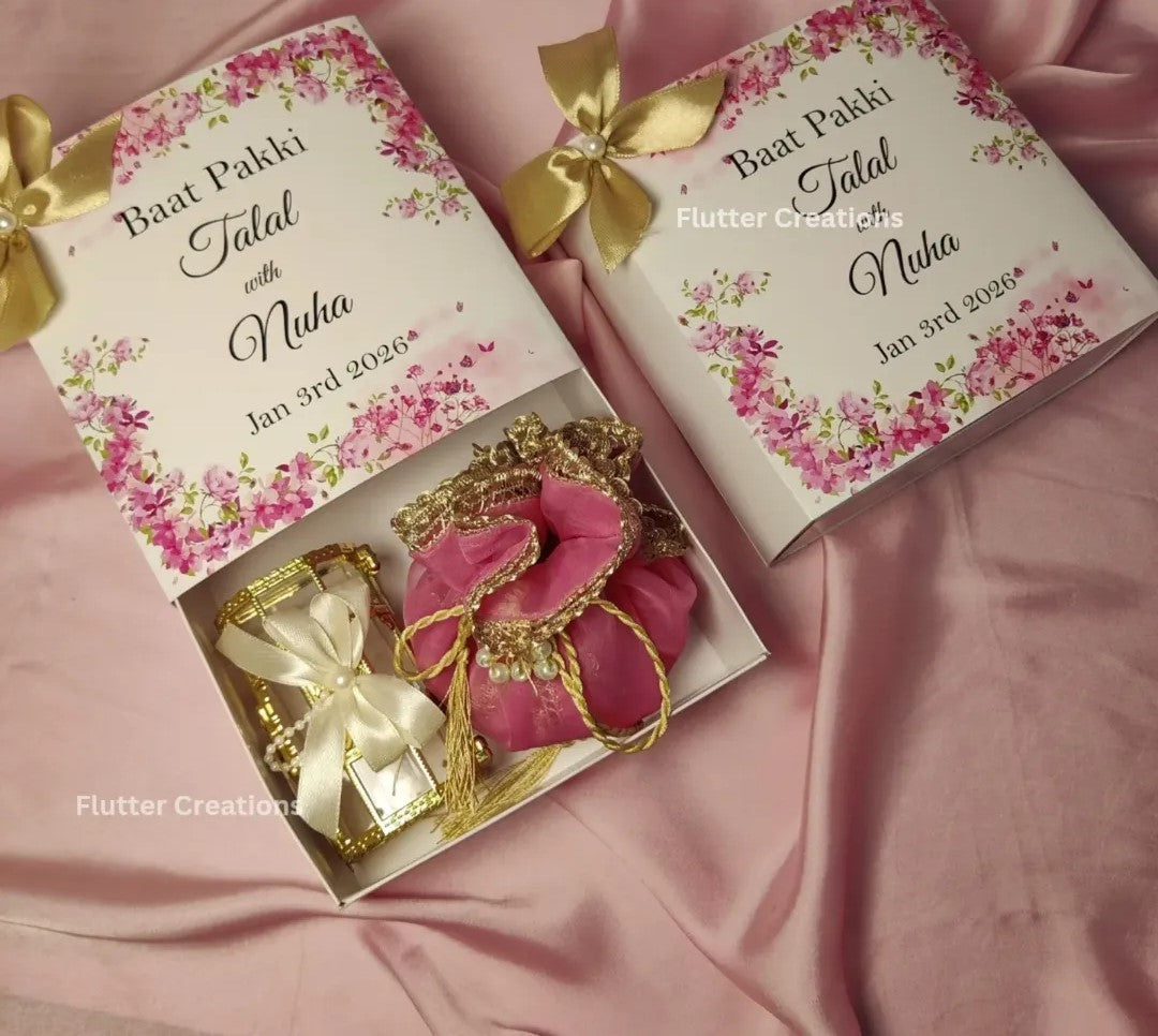 Engagement Mithai/Sweets Drawer Box (Baat Pakki)