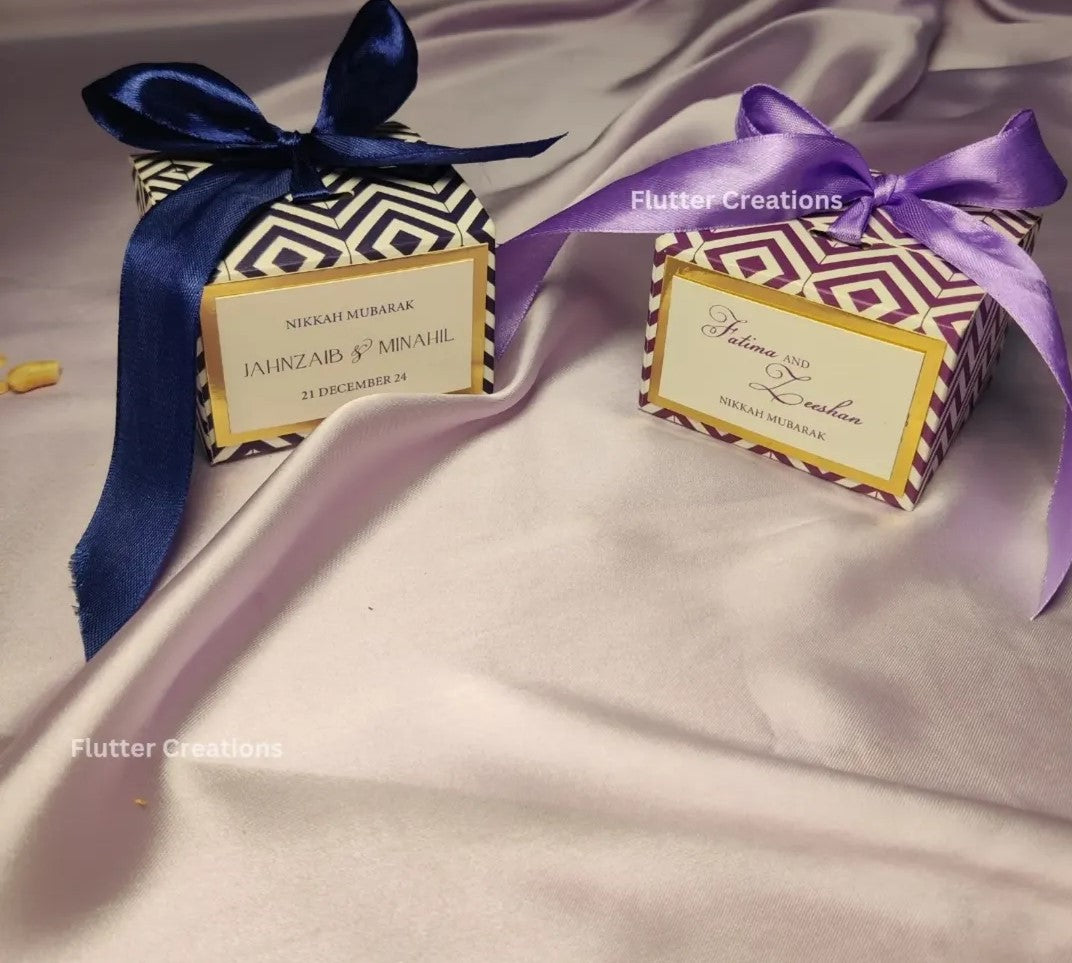 Printed Cardboard Bid Box