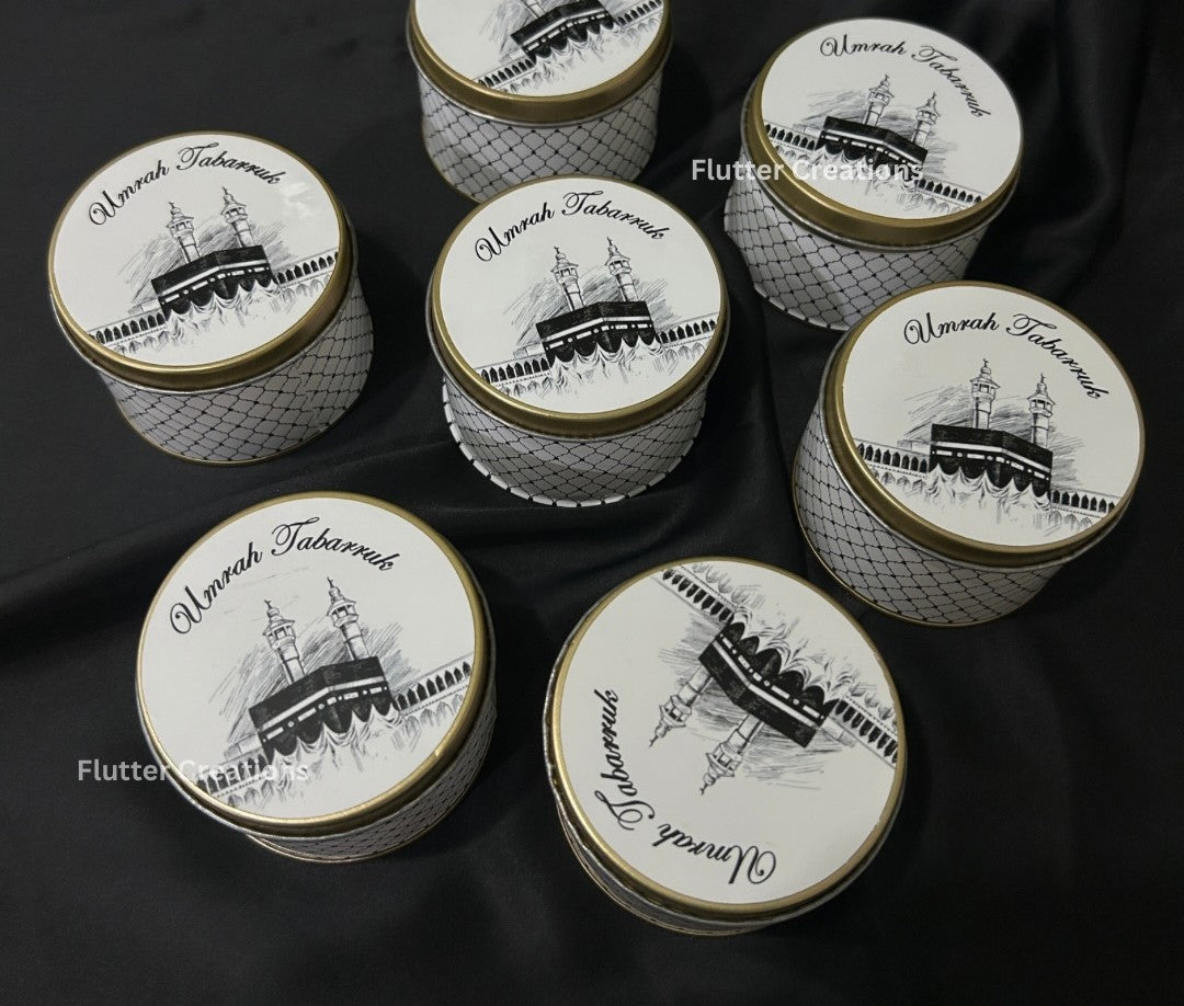 Hajj/Umrah Customized Tin Box
