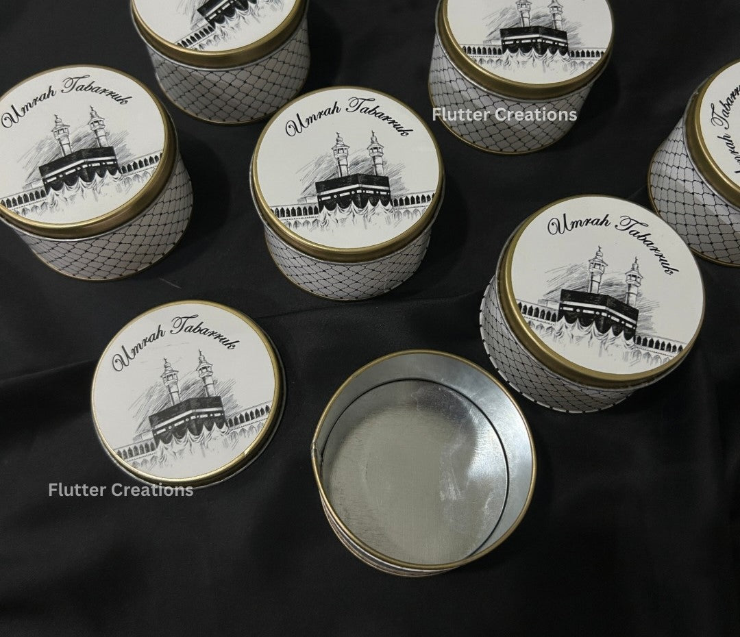 Hajj/Umrah Customized Tin Box