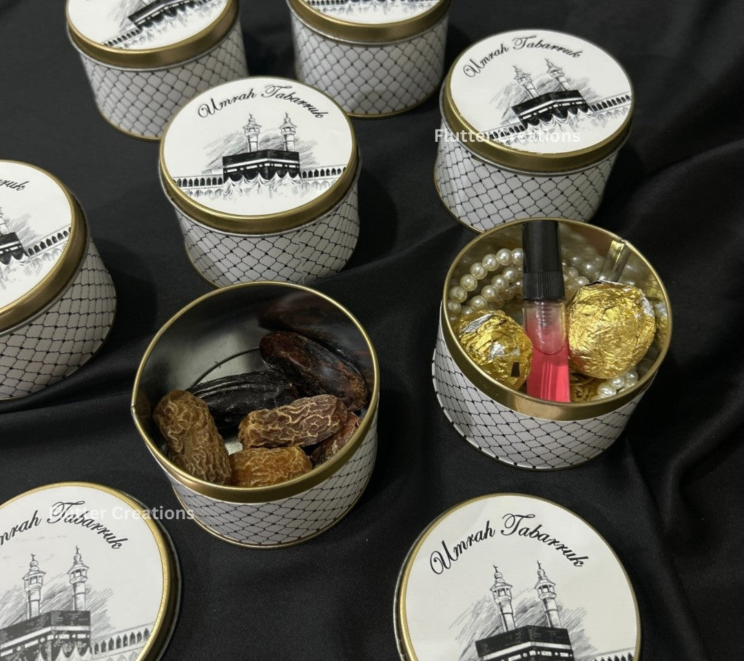 Hajj/Umrah Customized Tin Box