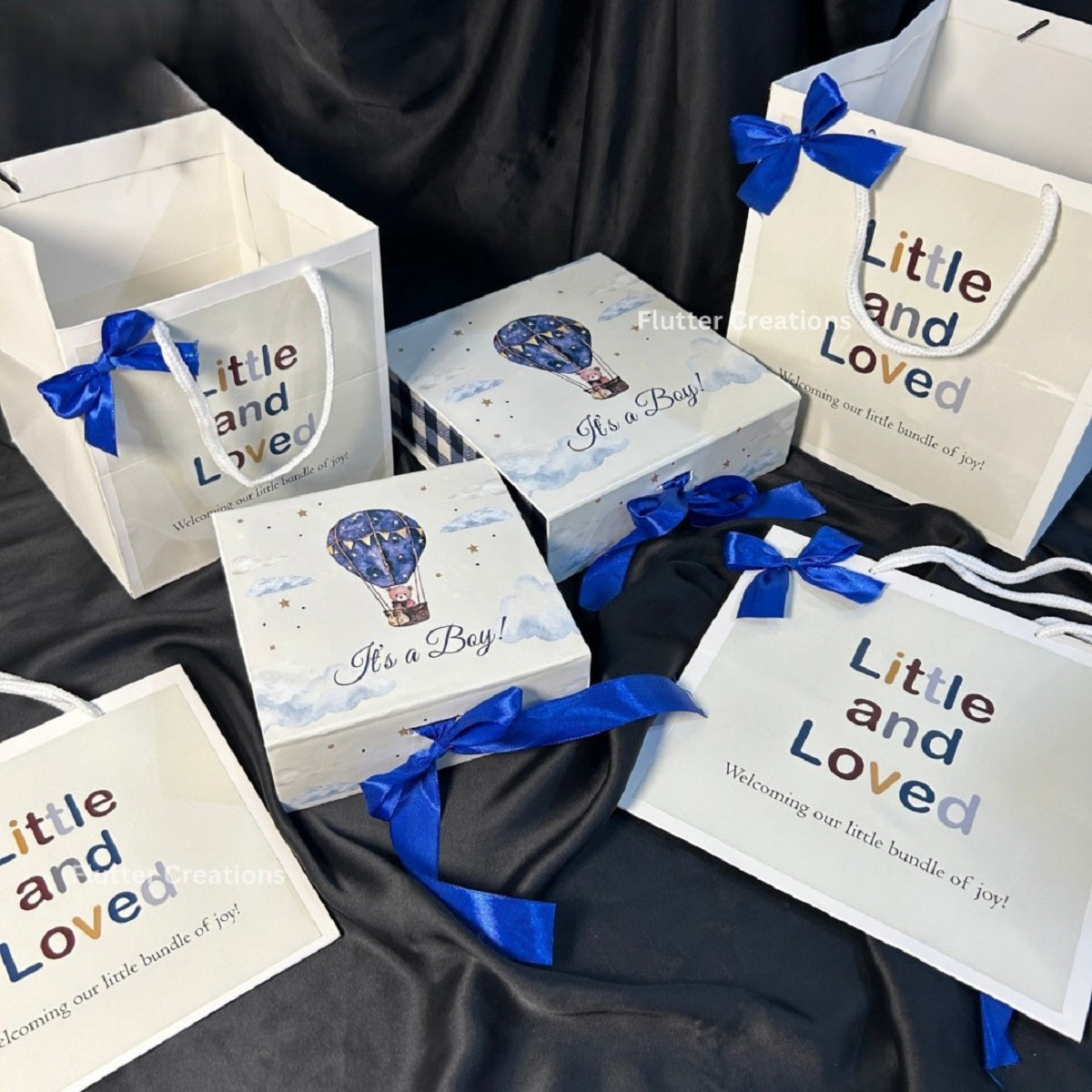 Hot Air Balloon Theme Collapsible Magnetic Baby Boxes
