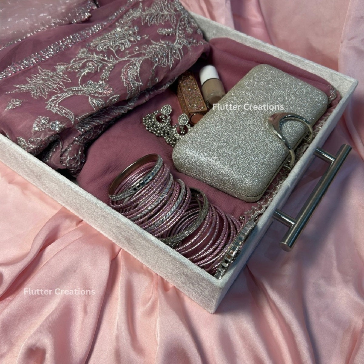 Wedding Suit & Accessories Velvet Tray
