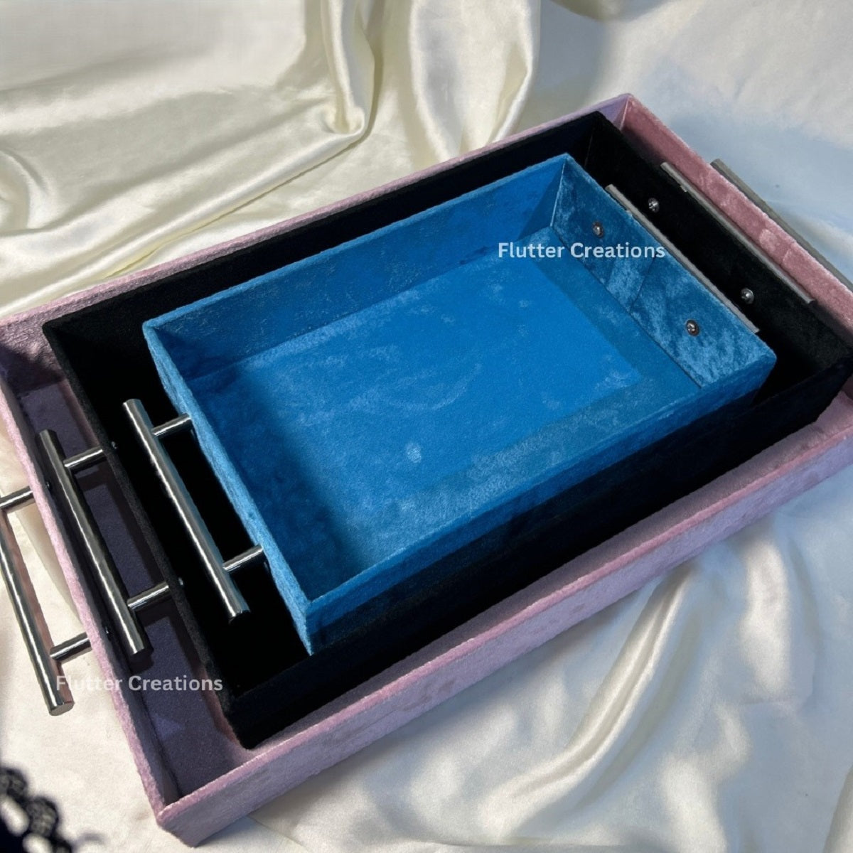 Wedding Suit & Accessories Velvet Tray