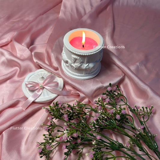 Baby Announcement Candle - Elegant Carousel Jars