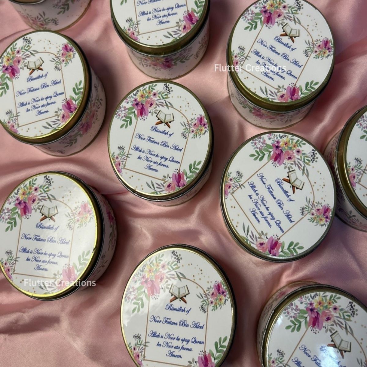 Bismillah Favours Tin Box