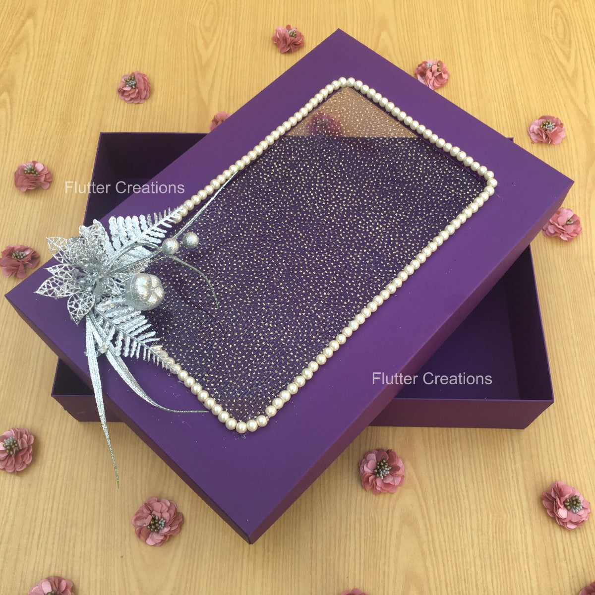 Wedding Jora Box with window & Pearl