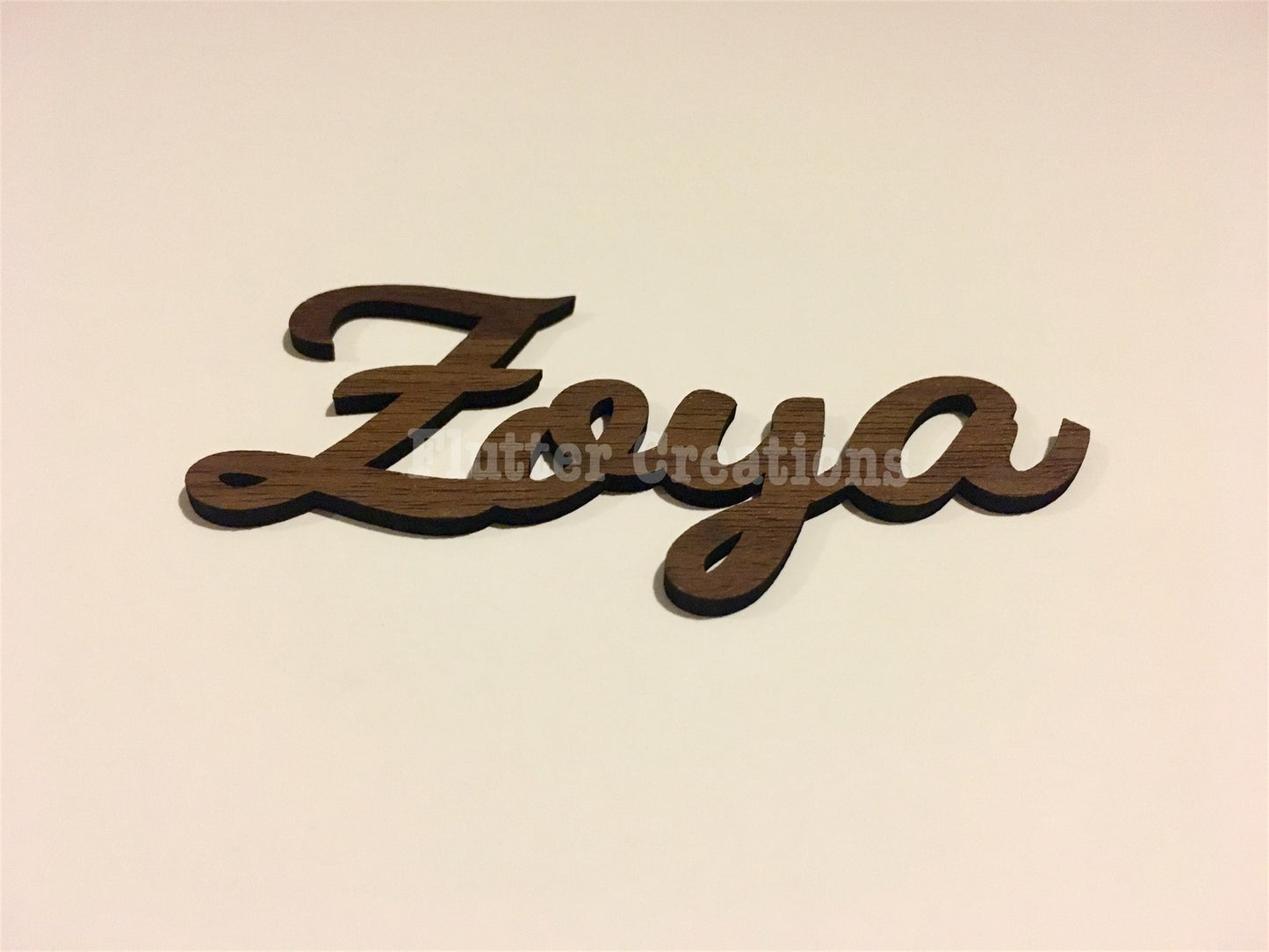 Wooden Name Cutout (Daneen & Zoya)