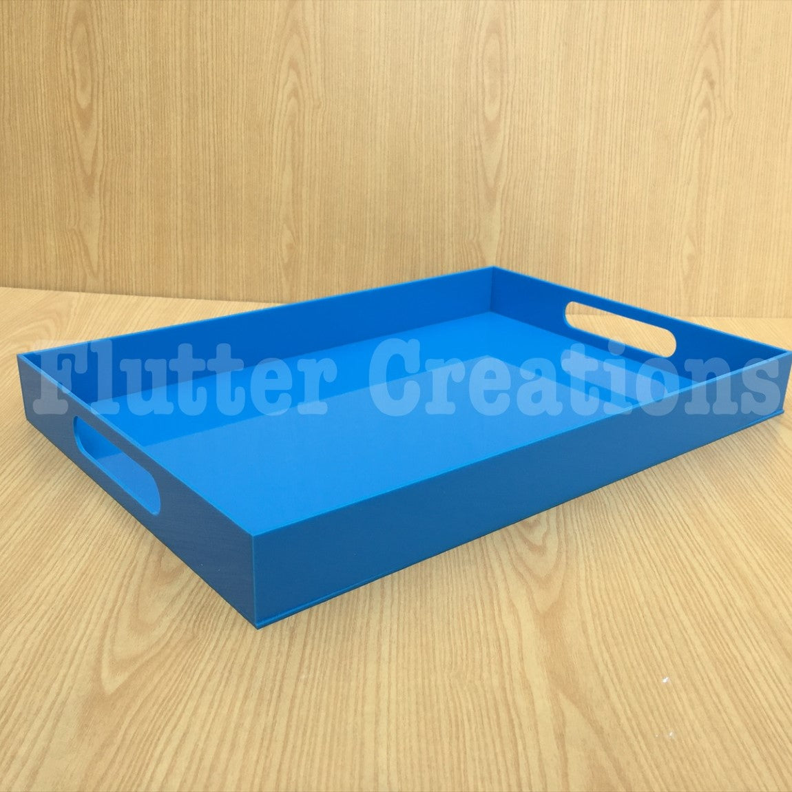 Blue (Plain) - Acrylic Tray
