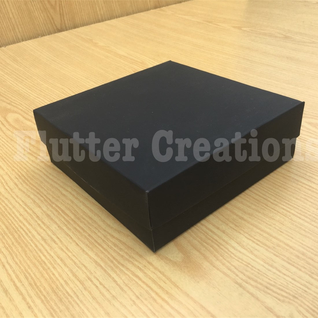 Plain Cardboard Black Boxes