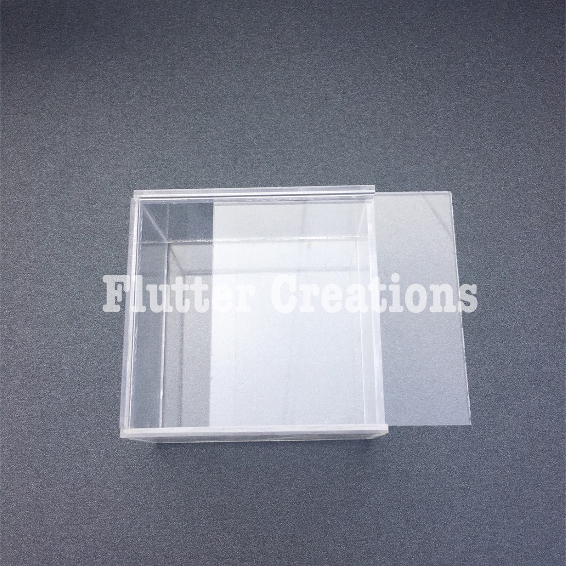 Plain Acrylic Slider Box