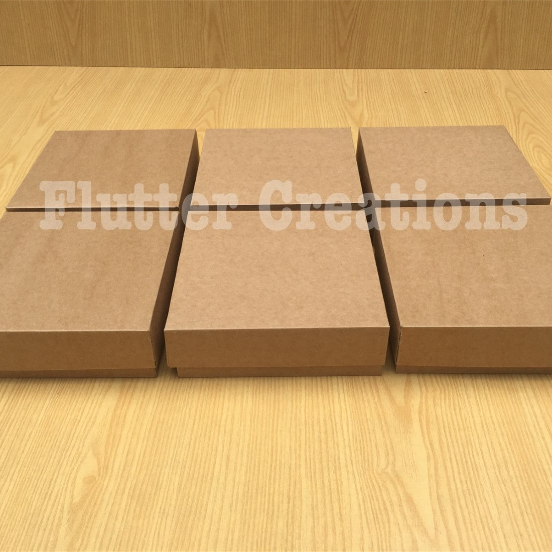 Plain Cardboard Khaki Boxes