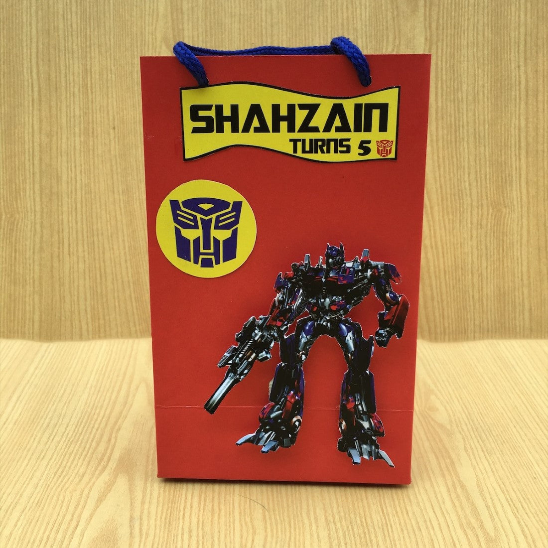 Transformers Themed Goody Bags