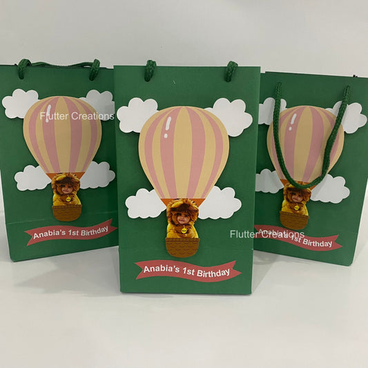 Hot Air Ballon Goody Bags (Dark Green)