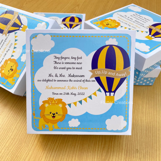 Baby Boy Box with Top and Bottom Printing