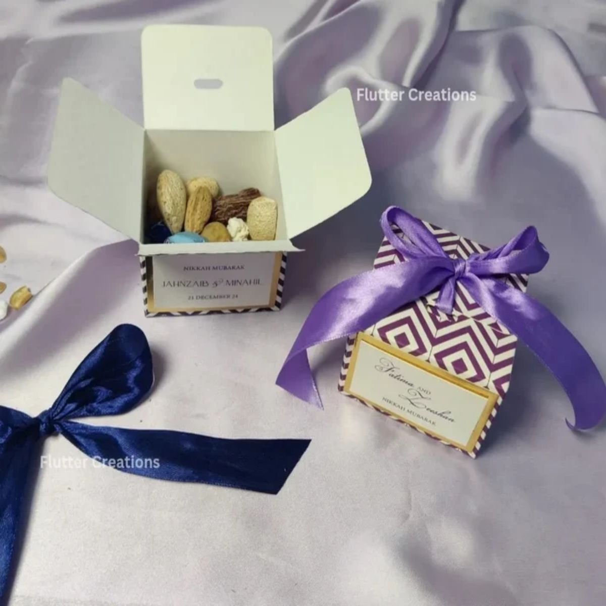 Printed Cardboard Bid Box