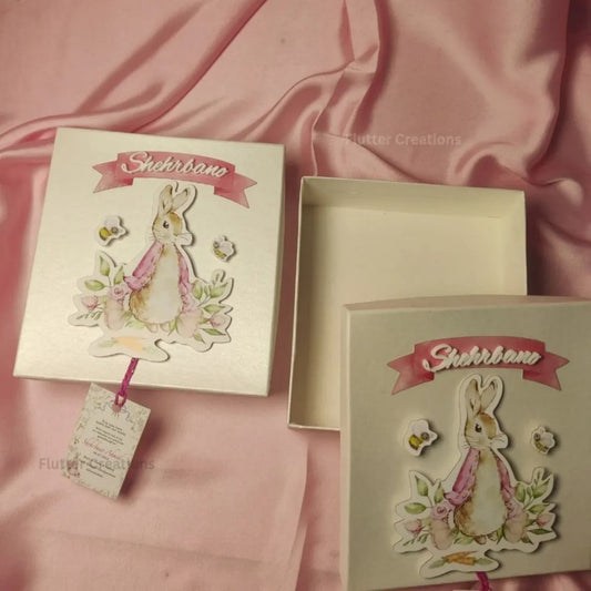 Baby Girl Cradle White Boxes