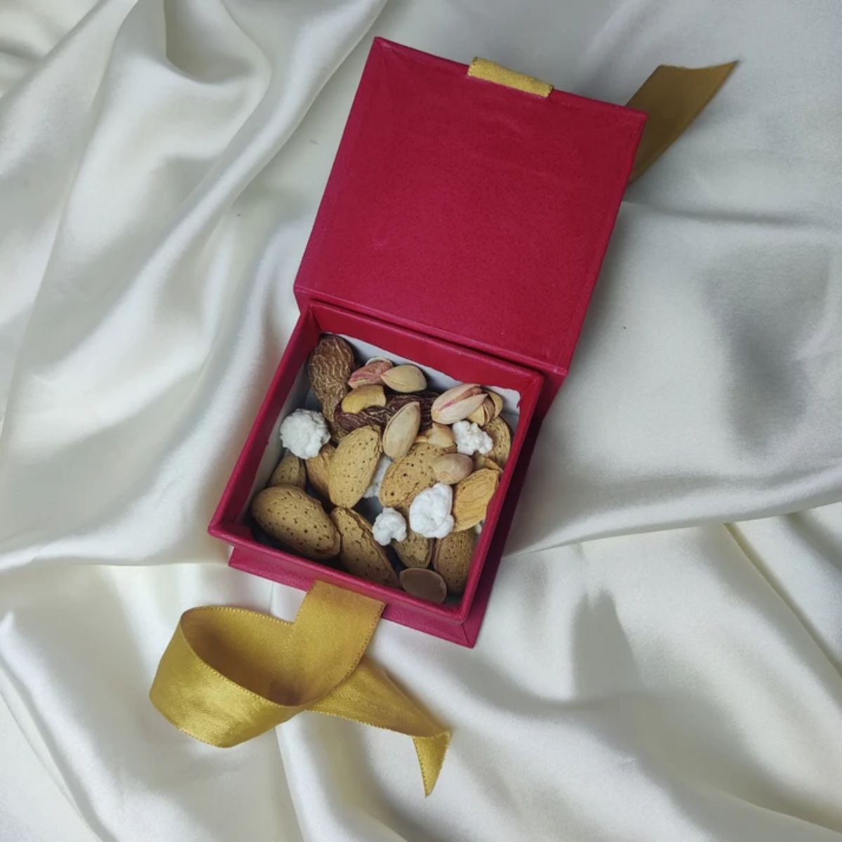 Bookstyle Bid Box with Flowers