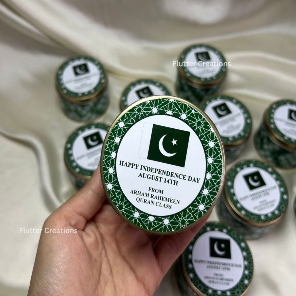 14 August Independence Day Tin Box Favours